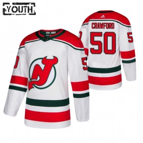 Barn Ishockey New Jersey Devils tröja Corey Crawford 50 2020-21 Tredje Authentic
